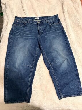 Madewell Darted Barrel-leg Jean // Sz 18W